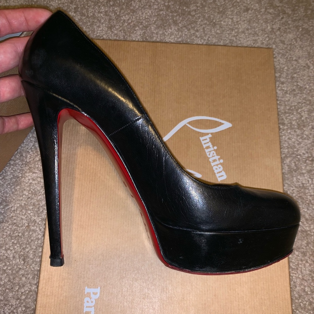 Leather heels